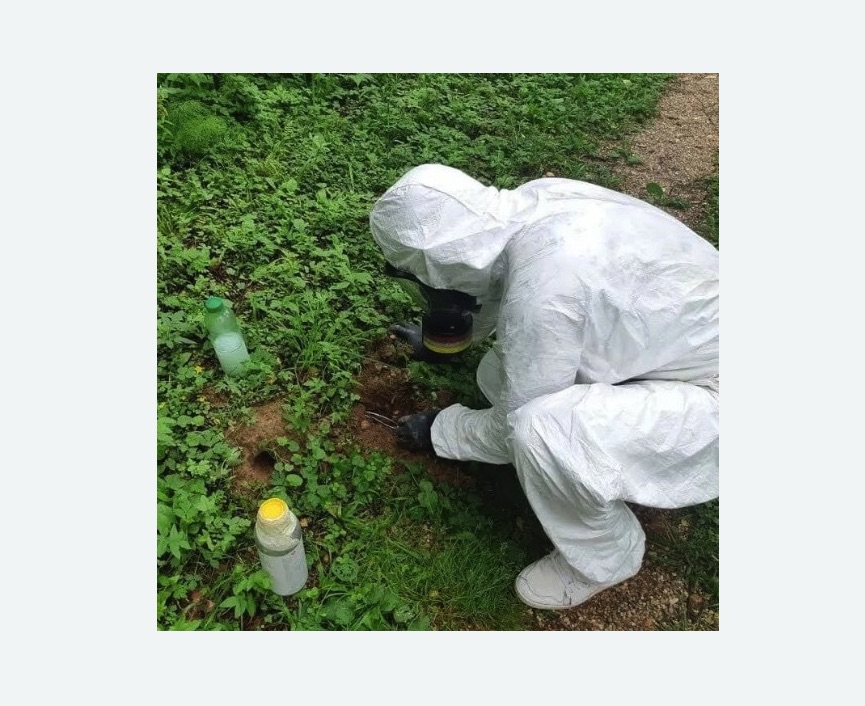 уничтожение кротов на участке в г. Новочебоксарск